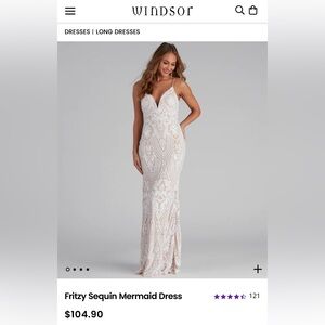 Windsor Fritzy Sequin Mermaid Maxi Dress